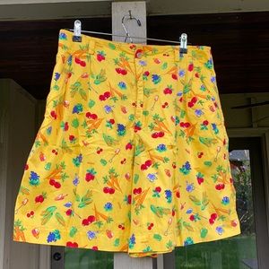 Vintage Liz Sport Vegetable Shorts sz 14